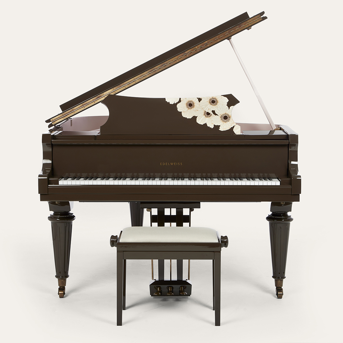 Vintage Floral Bespoke Piano