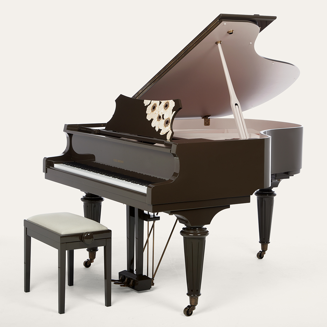 Vintage Floral Bespoke Piano