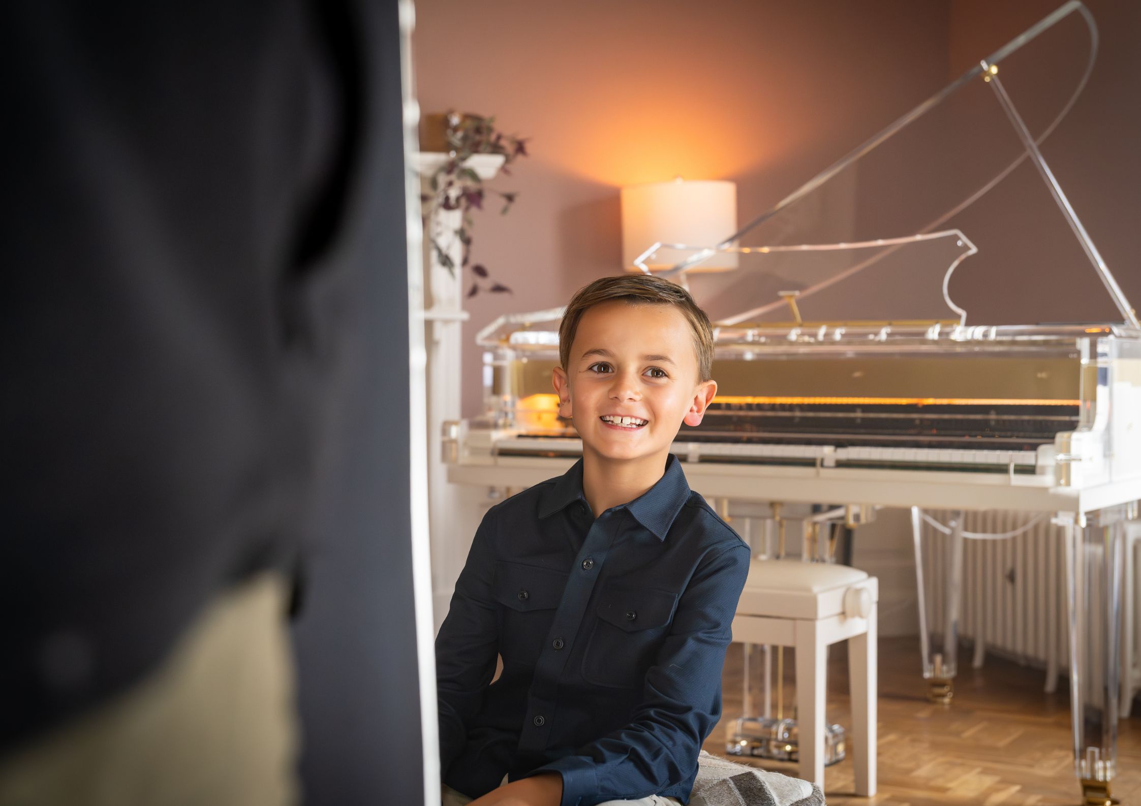 Actor on set of The Ultimate Gift by Edelweiss Pianos