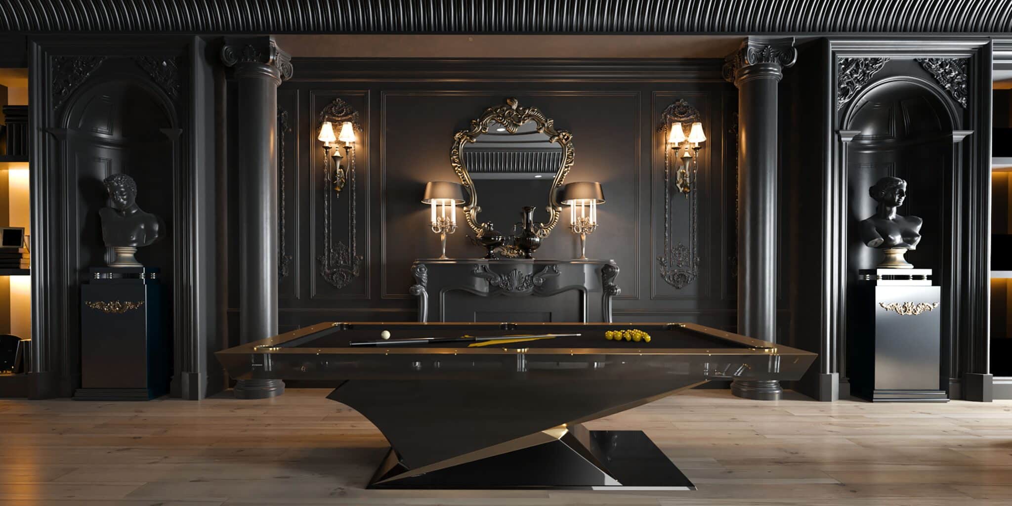 Raven Pool Table by 11 Ravens, Los Angeles