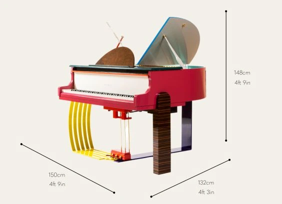 Dimensions of The Original by Edelweiss Pianos