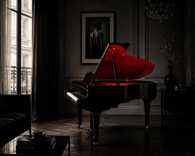 Red and Black Flugel